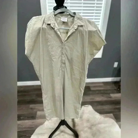 Sara Roka Linen Button Shirt Dress Size Medium Women Italy Ret $590 - Picture 5 of 5